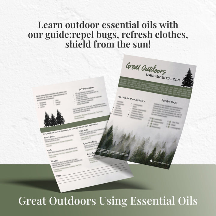 Great Outdoors with Essential Oils Chart