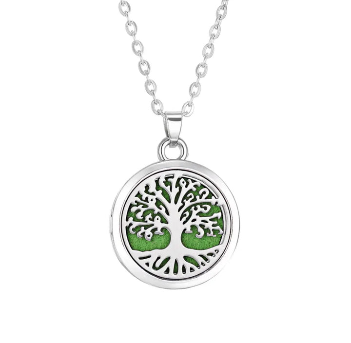 Aromatherapy Locket Necklace (Rooted Tree) (Coming Soon) Aroma Jewelry Your Oil Tools 