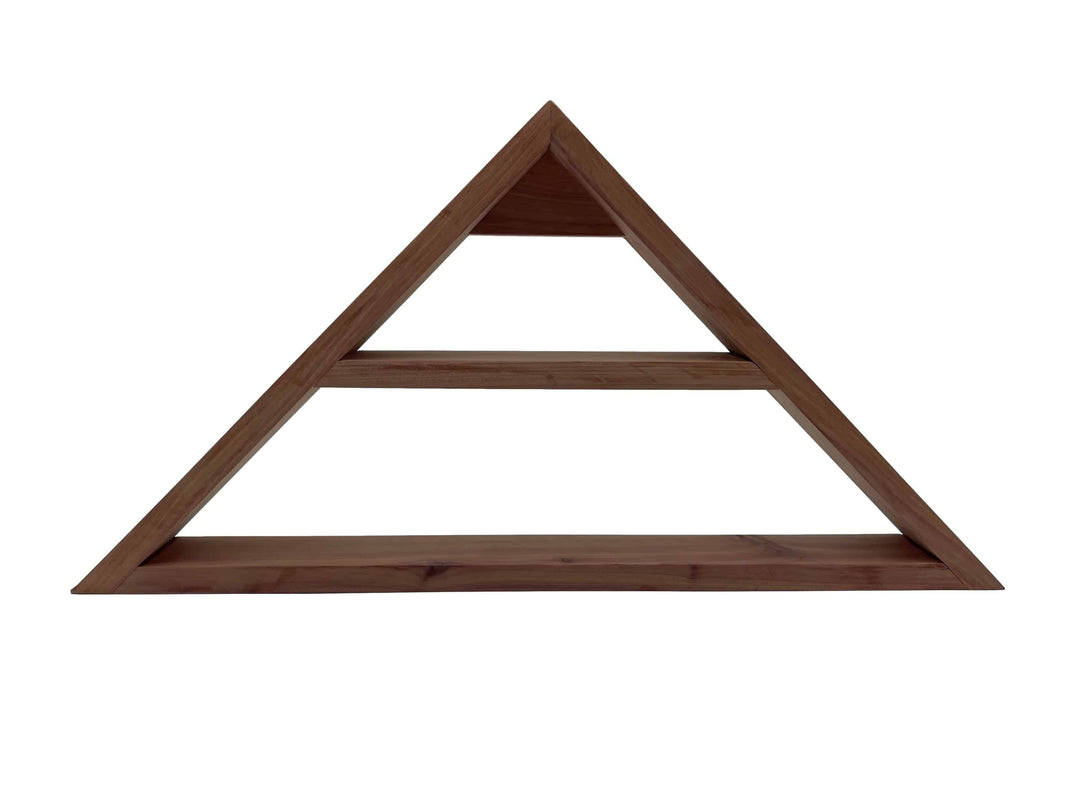 Tiered Triangular Wood Display (Cedar) Displays Your Oil Tools 