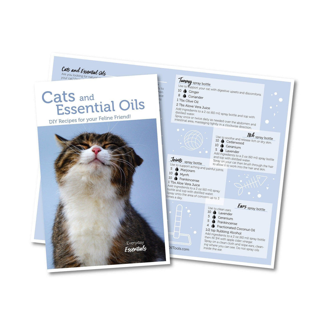 New! Cats Recipes & Labels DIY for Essential Oils DIY Your Oil Tools 