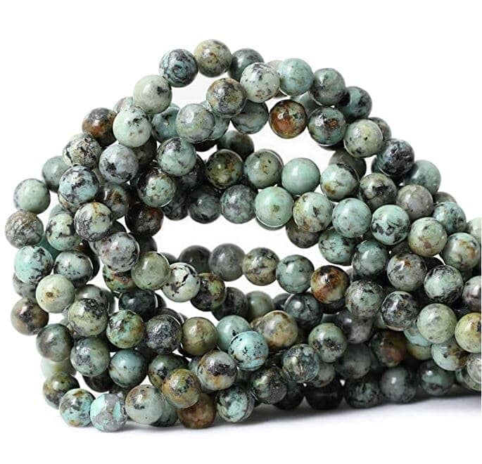 8mm Polished Africa Turquoise Gemstone Beads Gemstone Your Oil Tools 