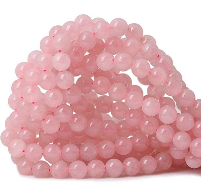 8mm Polished Rose Quartz Gemstone Beads Gemstone Your Oil Tools 