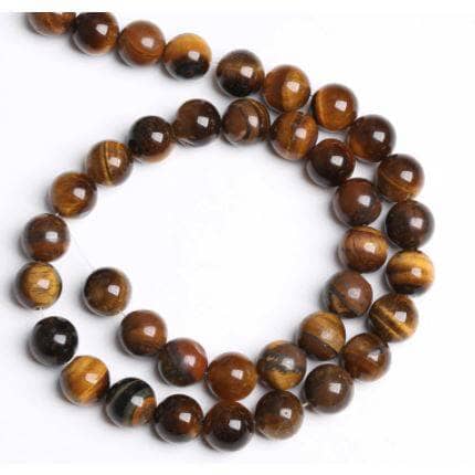8mm Polished Yellow Tiger Eye Gemstone Beads Gemstone Your Oil Tools 