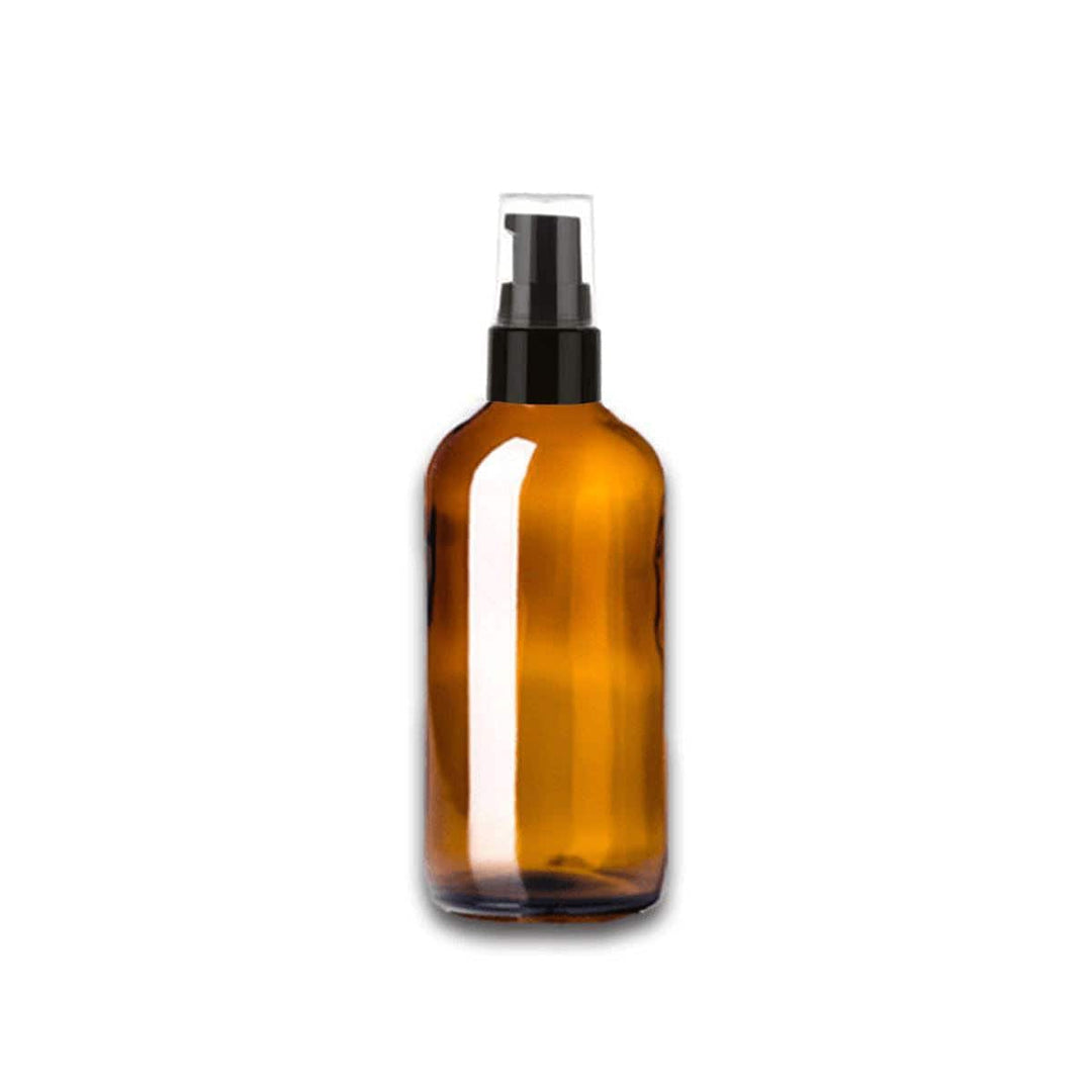 1 oz Amber Glass Bottle w/ Treatment Pump Glass Treatment Bottles Your Oil Tools 