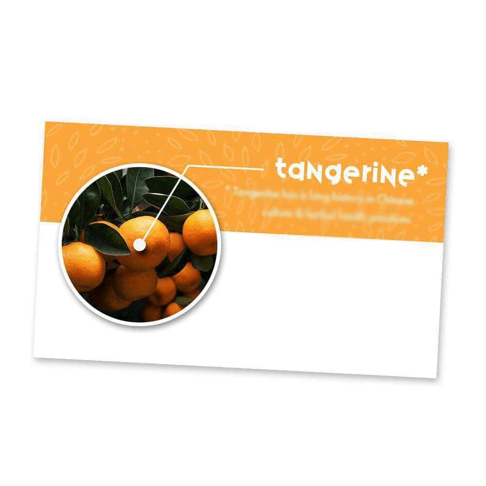 Tangerine Essential Oil Cards (Pack of 10) Media Your Oil Tools 