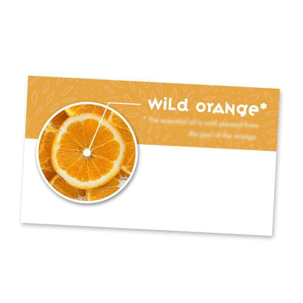Wild Orange Essential Oil Cards (Pack of 10) Media Your Oil Tools 