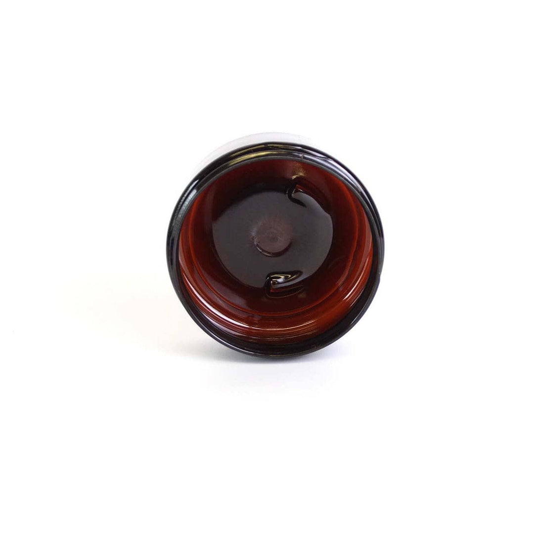 8 oz Amber PET Plastic Jar w/ Black Lid Plastic Jars Your Oil Tools 