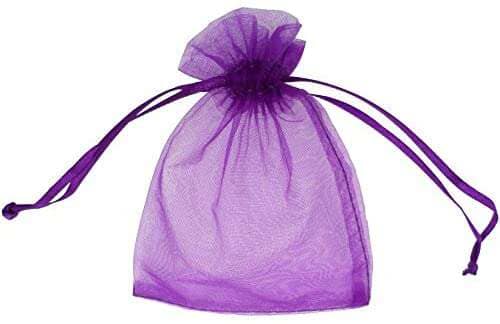 Purple Organza Bags 4"x6"(Pack of 10) Accessories Your Oil Tools 
