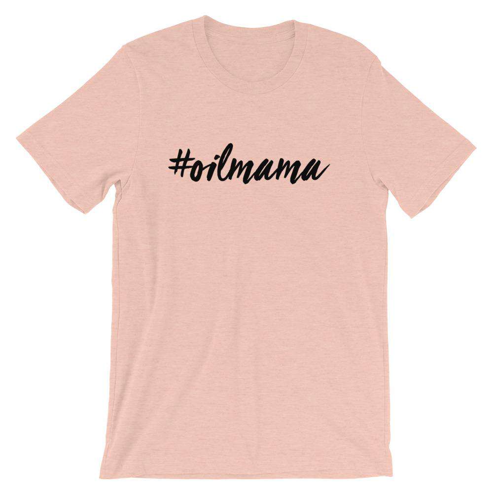 Oil Mama (Light) Short-Sleeve Unisex T-Shirt Apparel Your Oil Tools Heather Prism Peach XS 