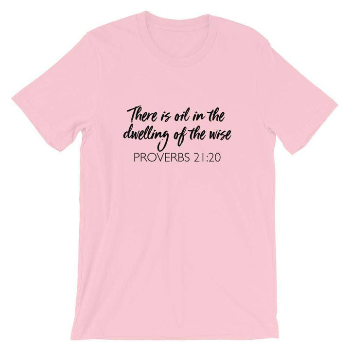 Dwelling of the Wise (Light) Short-Sleeve Unisex T-Shirt Apparel Your Oil Tools Pink S 