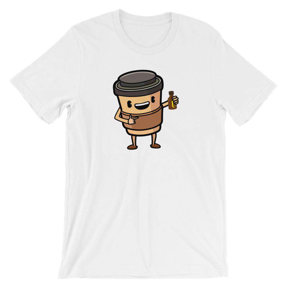 Coffee Buddy T-Shirt Apparel Your Oil Tools White XS 