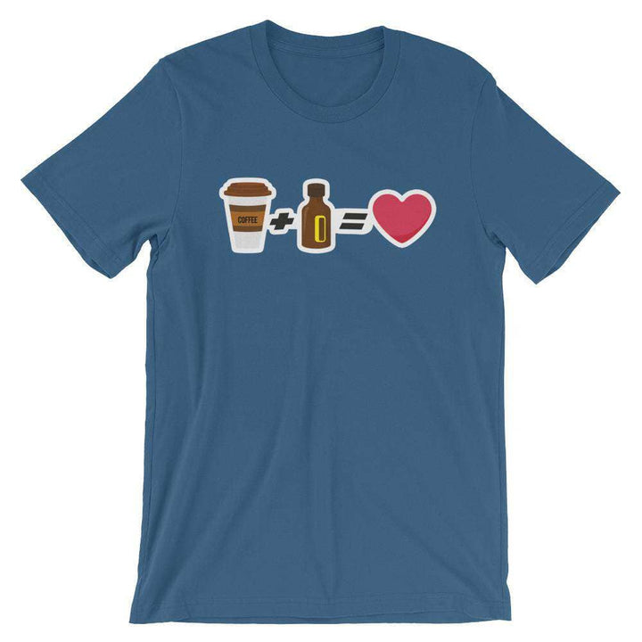Coffee Lover T-Shirt Apparel Your Oil Tools Steel Blue S 