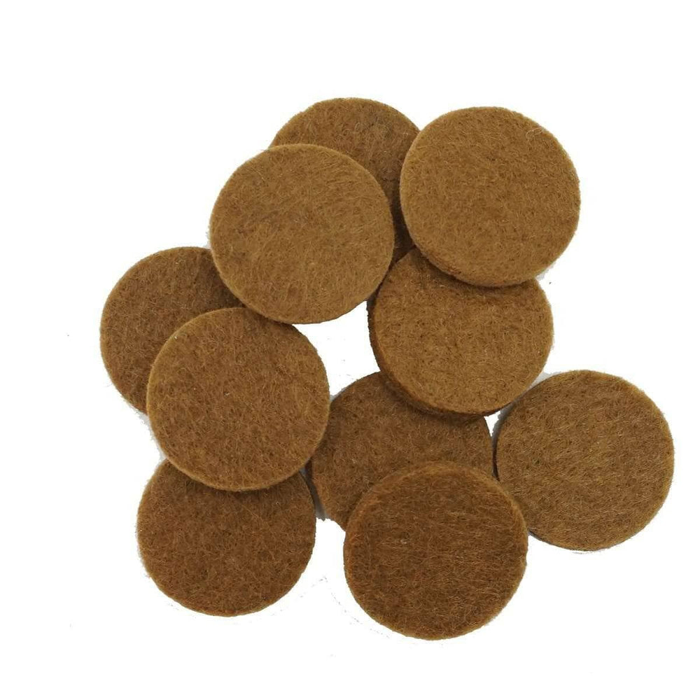 25mm Brown Replacement Pads (Pack of 10) Diffusers Your Oil Tools 