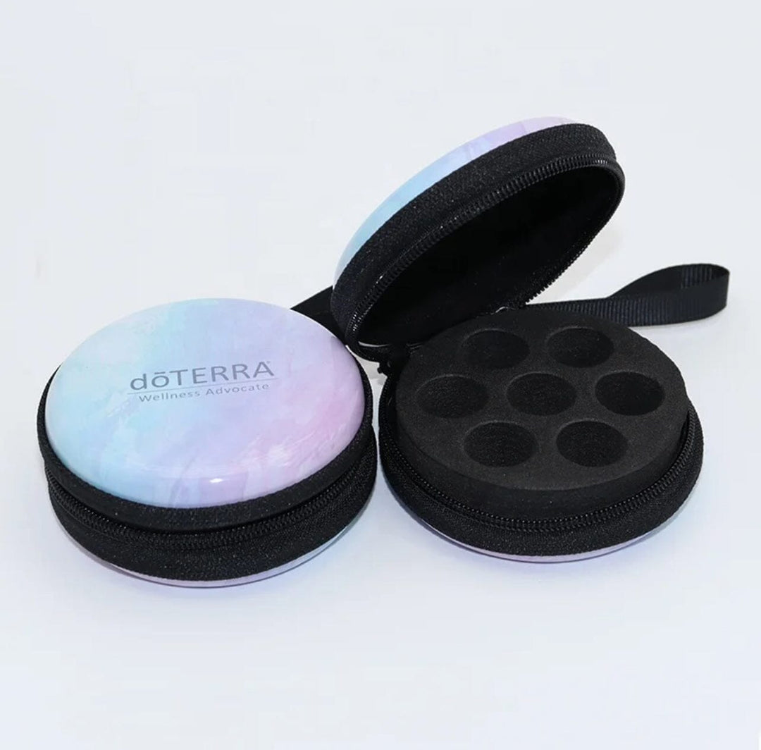 doTERRA Metal Hard Shell Case for 1/4 & 5/8 Dram Vials (Round) Cases Your Oil Tools 