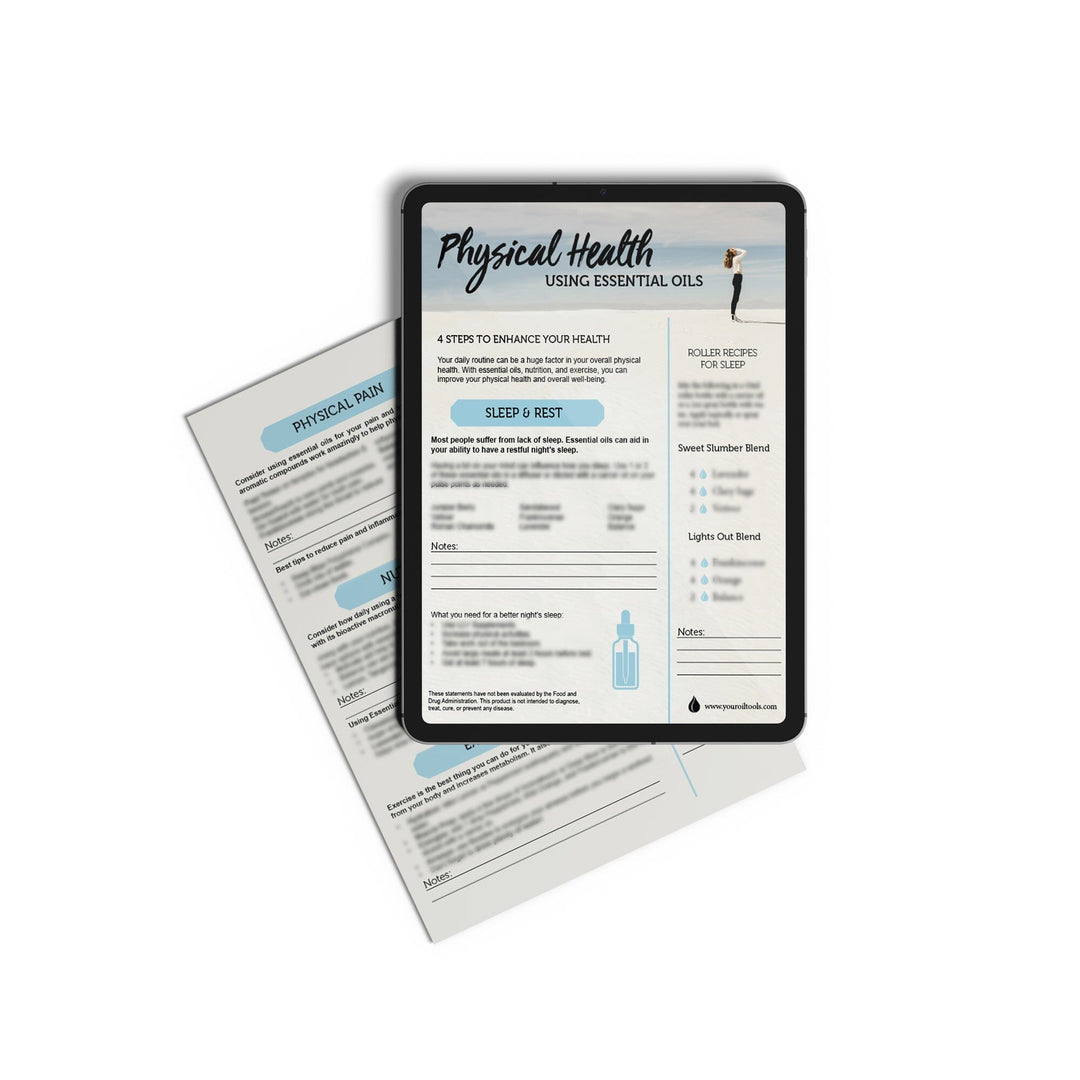 Physical Health with Essential Oils Tear Pad (Digital Download) Digital Your Oil Tools 