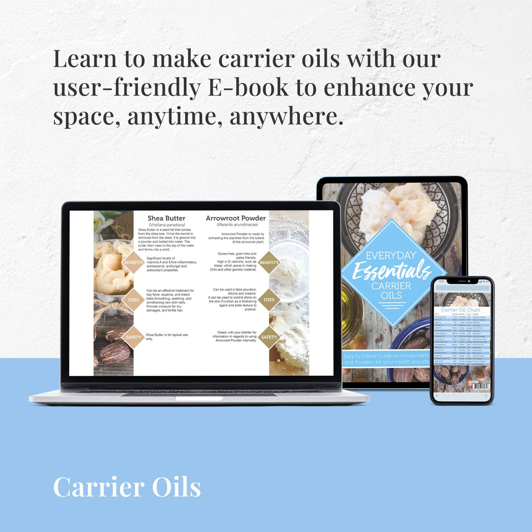 Everyday Essentials Carrier Oils - eBook Your Oil Tools 