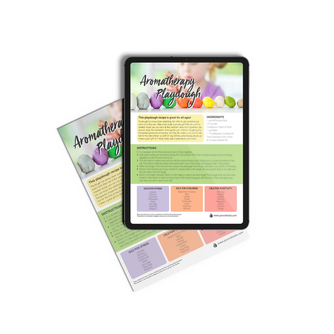 Aromatherapy Playdough Recipe Sheet (Digital Download) Digital Your Oil Tools 
