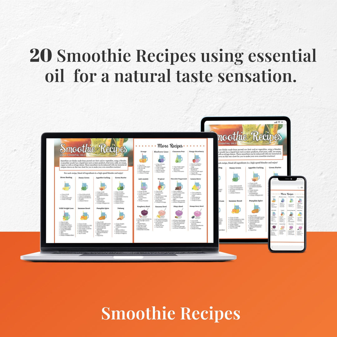 Smoothies & Essential Oils (Digital Download) Digital Your Oil Tools 