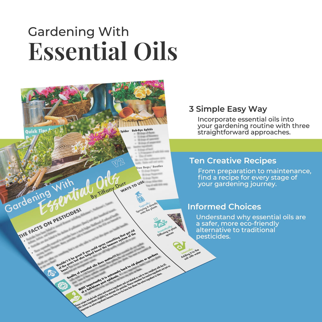 Gardening with Essential Oils Tear Sheet DIY Your Oil Tools 