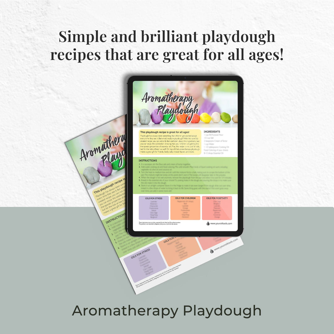 Aromatherapy Playdough Recipe Sheet (Digital Download) Digital Your Oil Tools 