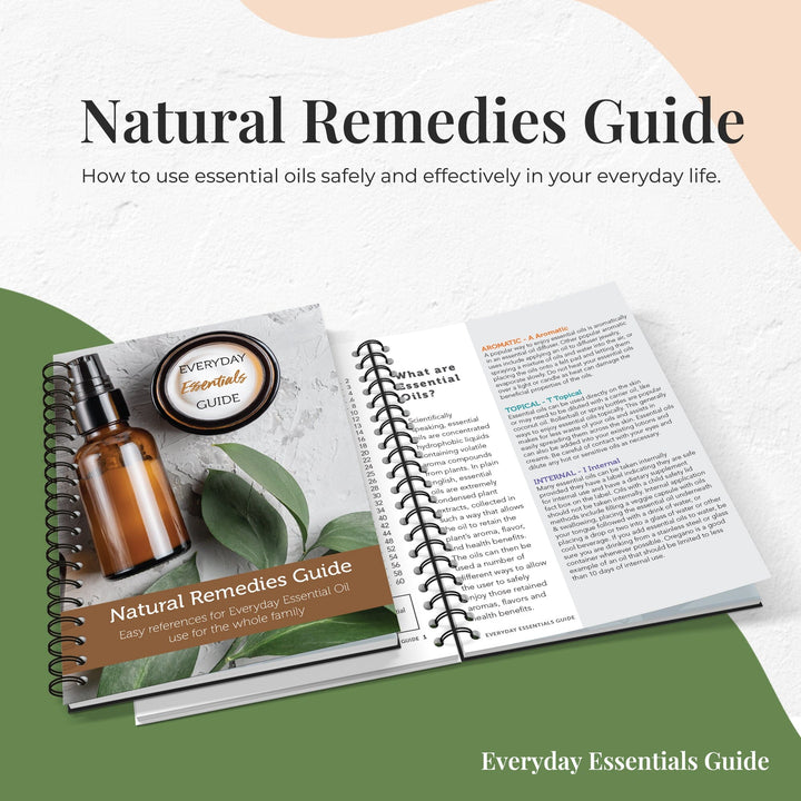 Natural Remedies Book by Everyday Essentials Your Oil Tools 