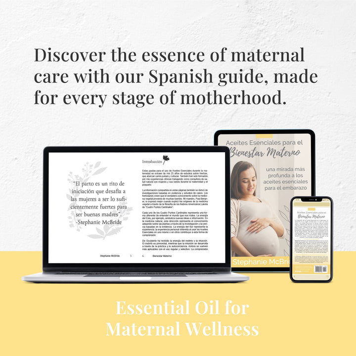 Spanish Essential Oils for Maternal Wellness - eBook Books Your Oil Tools 