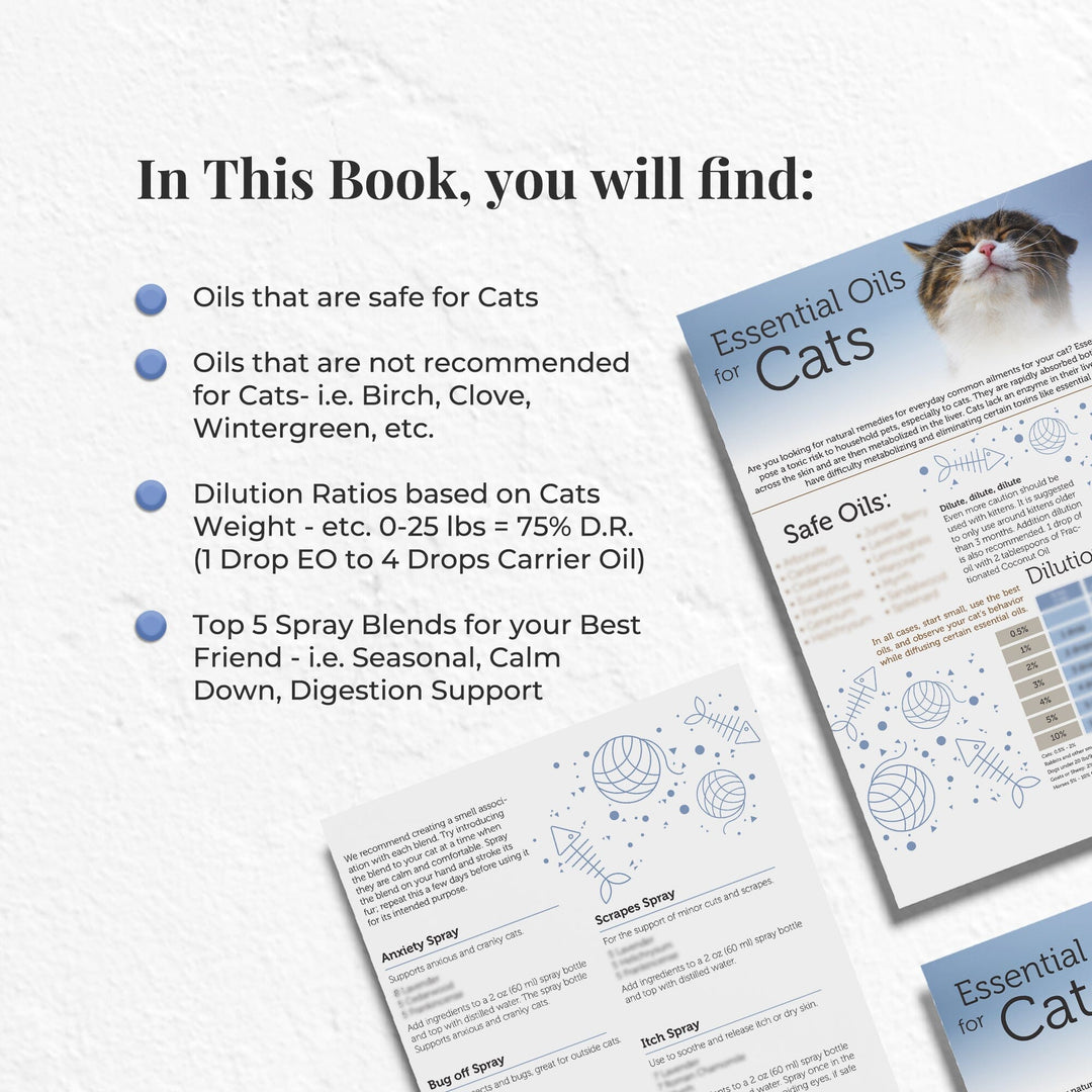 Cats and Essential Oils Tear Sheet DIY Your Oil Tools 