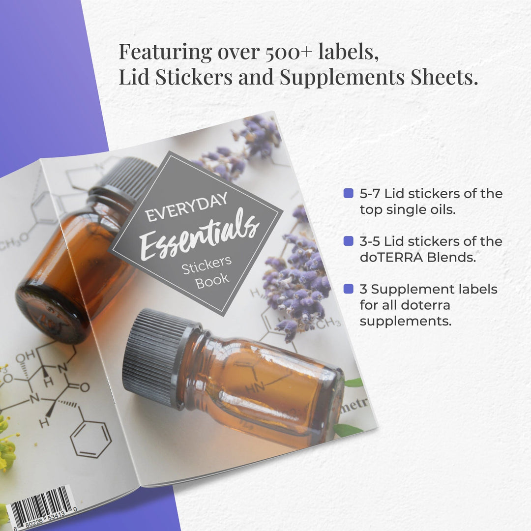 Everyday Essentials Sticker Book Books Your Oil Tools 