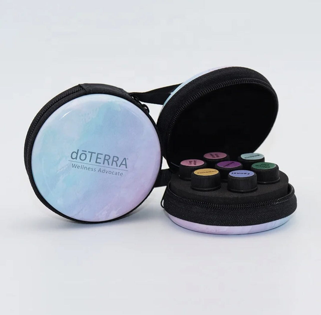 doTERRA Metal Hard Shell Case for 1/4 & 5/8 Dram Vials (Round) Cases Your Oil Tools 