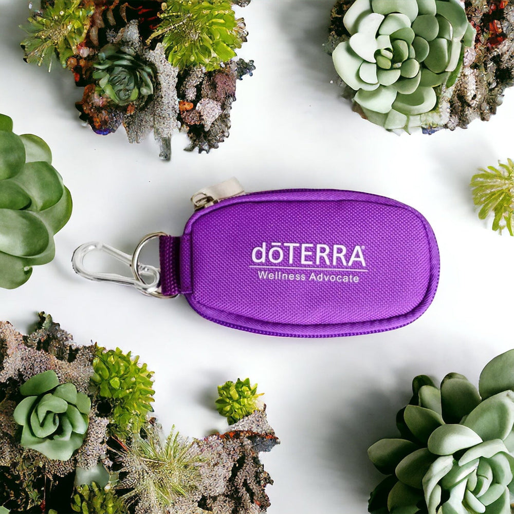 doTERRA Sample Vial Key Chain (Purple) Cases Your Oil Tools 