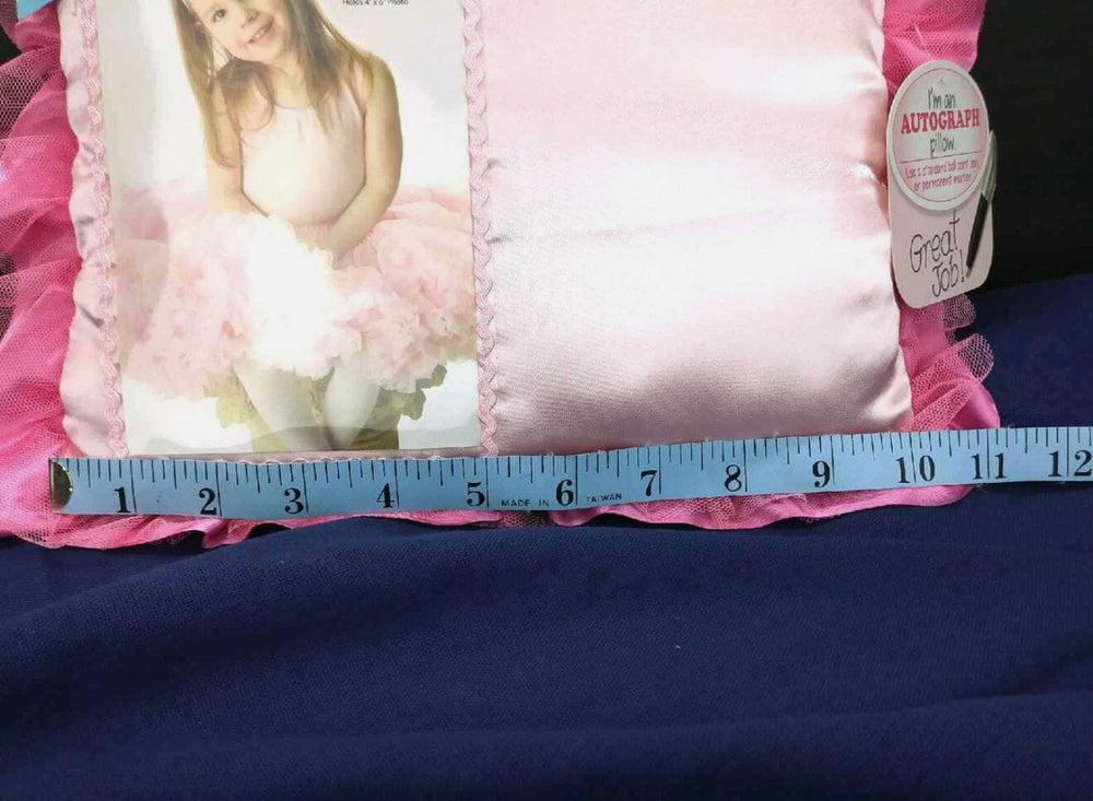 Dance Autograph Satin Pillow with Photo Pocket Keepsake (Set of 3) Your Oil Tools 