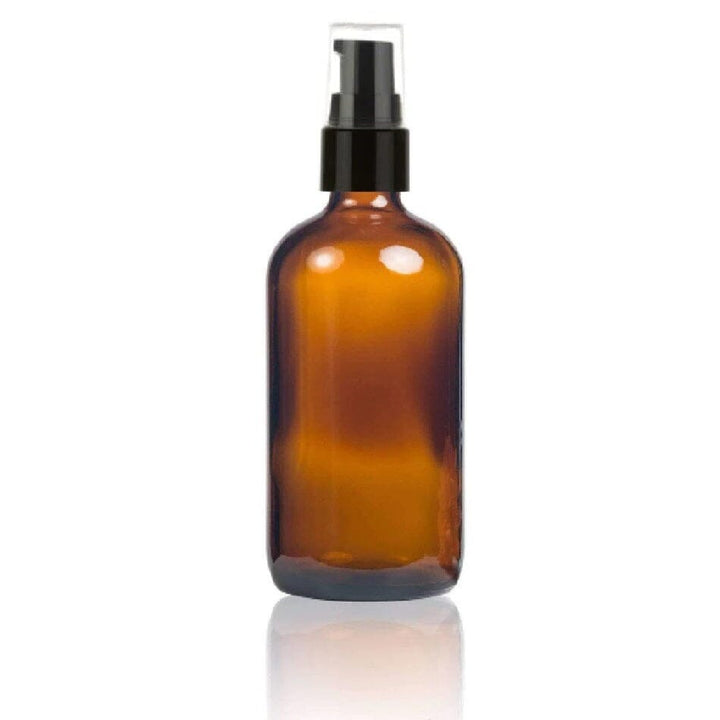 8 oz Amber Glass Bottle w/ Treatment Pump Glass Treatment Bottles Your Oil Tools 