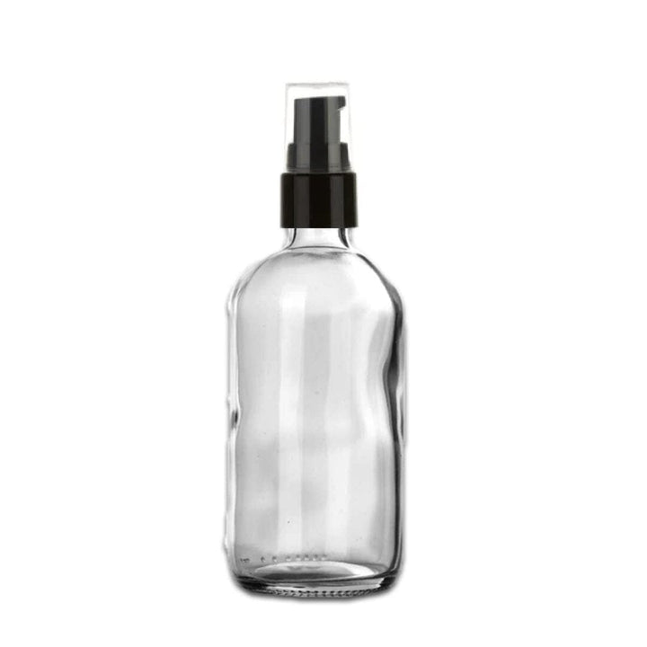 8 oz Clear Glass Bottle w/ Treatment Pump Glass Treatment Bottles Your Oil Tools 