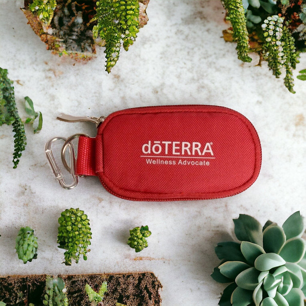 doTERRA Sample Vial Key Chain (Red) Cases Your Oil Tools 