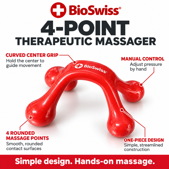 BioSwiss 4-Point Therapeutic Massager