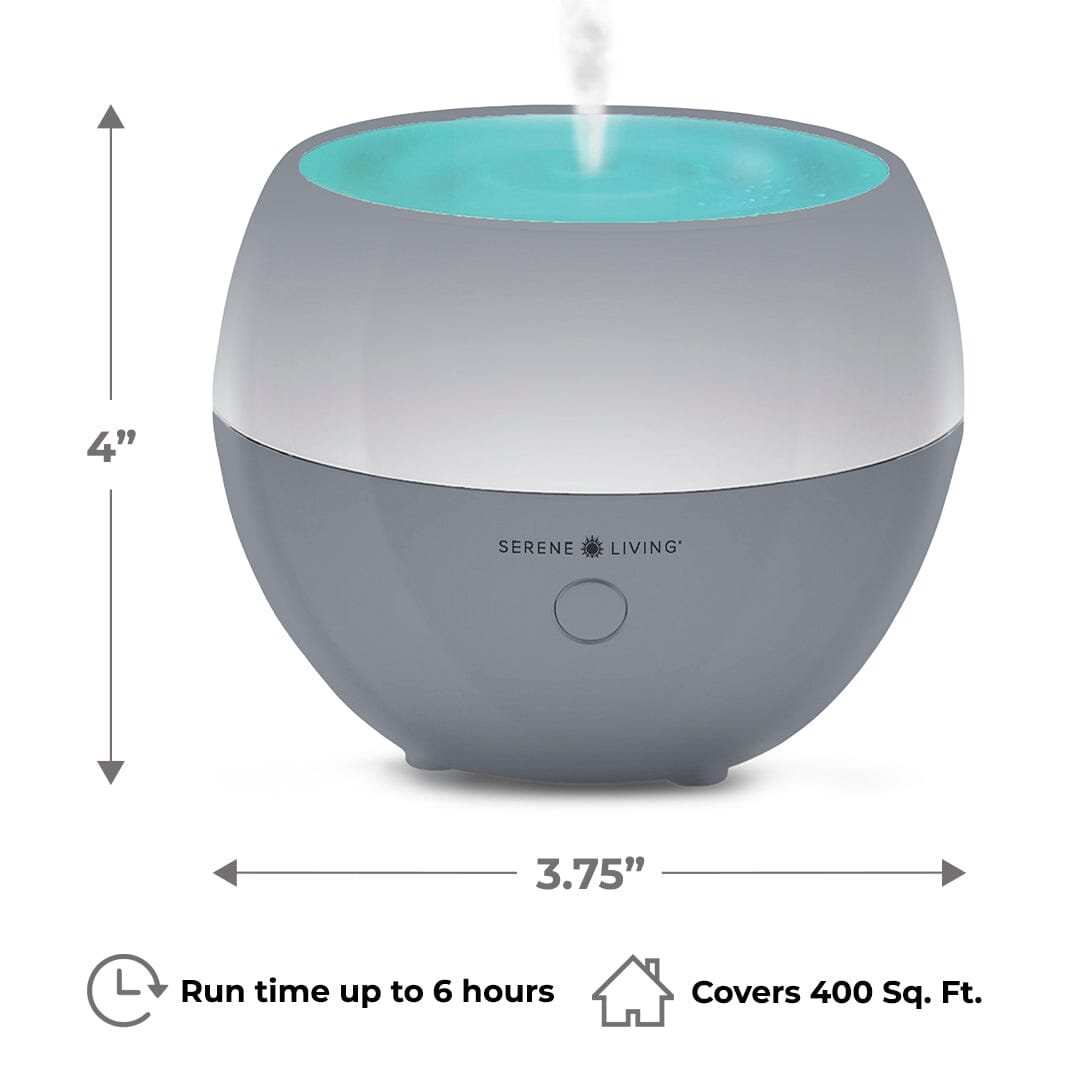 Breezy Portable Aroma Diffuser (Gray) Your Oil Tools 