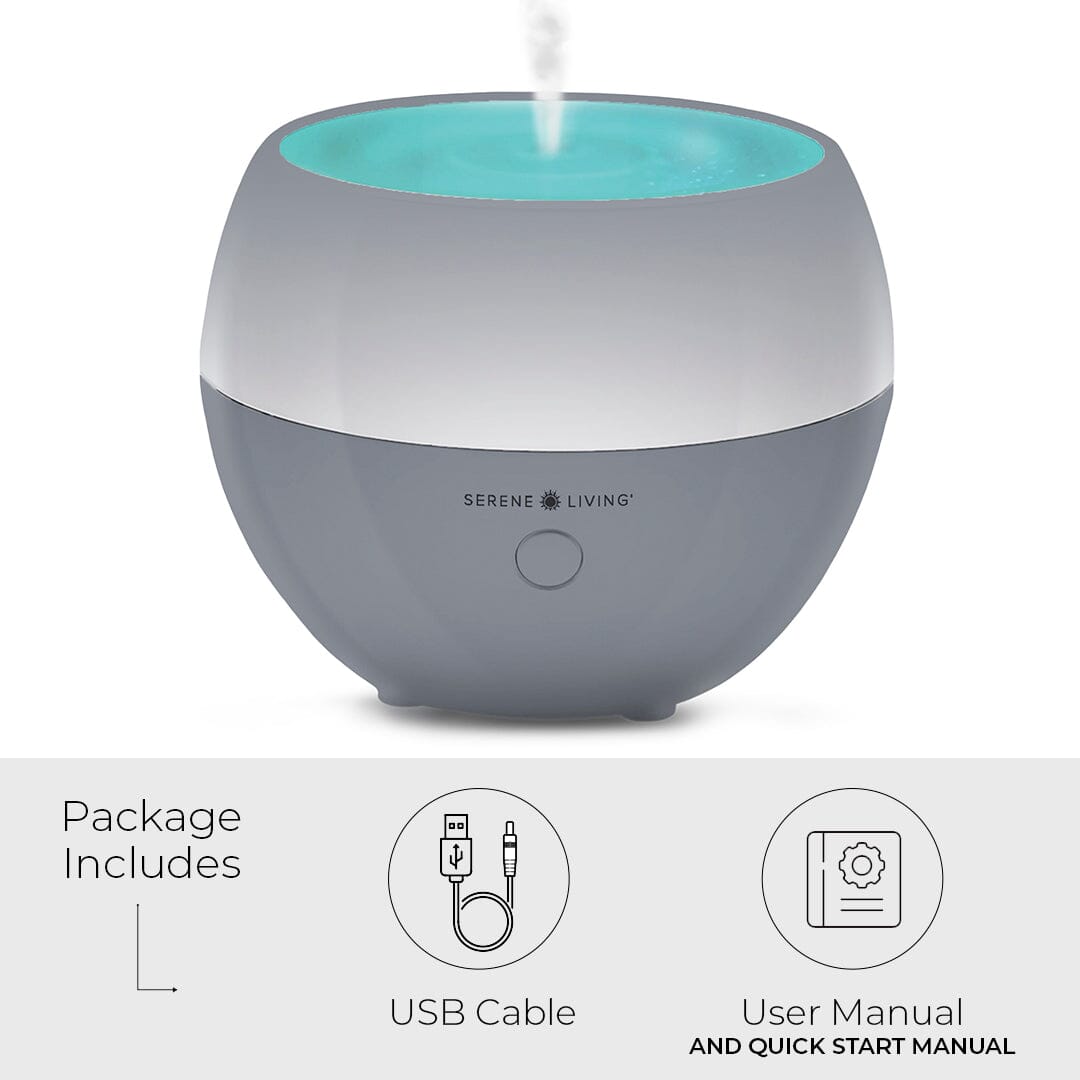 Breezy Portable Aroma Diffuser (Gray) Your Oil Tools 