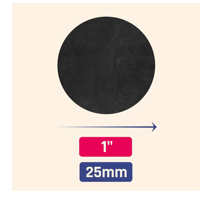 1” Round Chalkboard Labels Stickers – Erasable & Reusable (1 Sheet) Your Oil Tools 