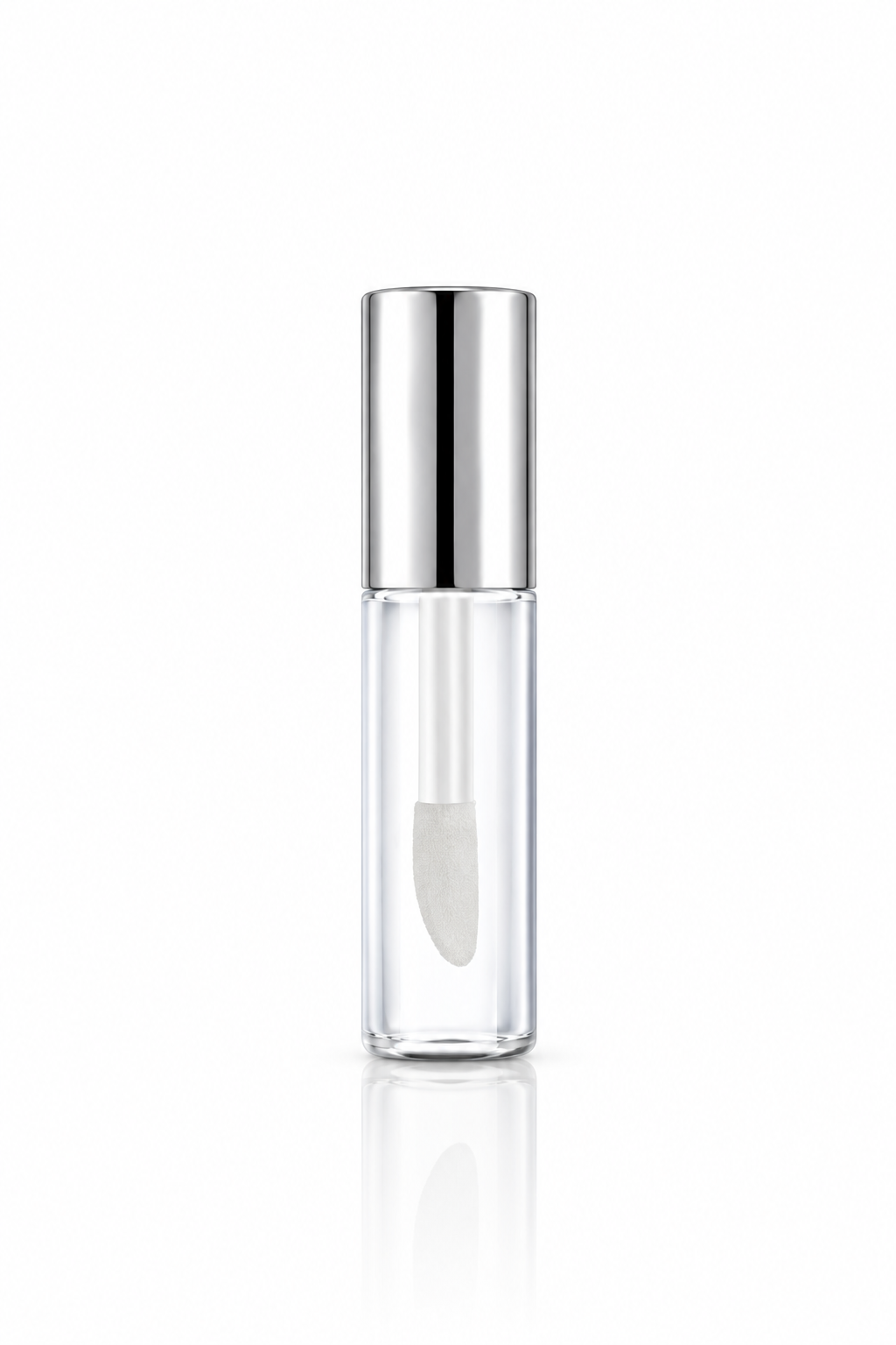 1.2 ml Clear Mini Lip Gloss Tube Refillable w/Silver Cap (Pack of 5) - Your Oil Tools