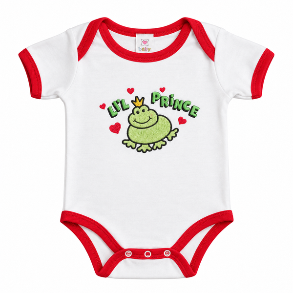 Ganz Baby Lil Prince Short-Sleeve Onesie 3–6 Months - Your Oil Tools