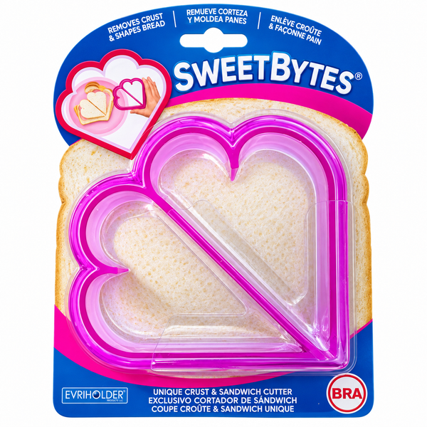 Sweet Bytes™ Heart-Shaped Crust Cutter (Purple) - Your Oil Tools