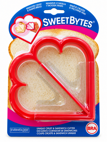 Sweet Bytes™ Heart-Shaped Crust Cutter (Red) - Your Oil Tools