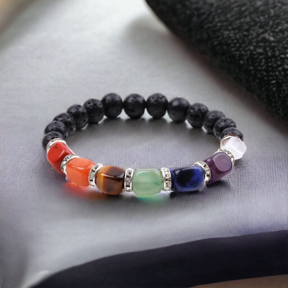 Aromatherapy Lava Bracelet (Natural Gem) Aroma Jewelry Your Oil Tools 