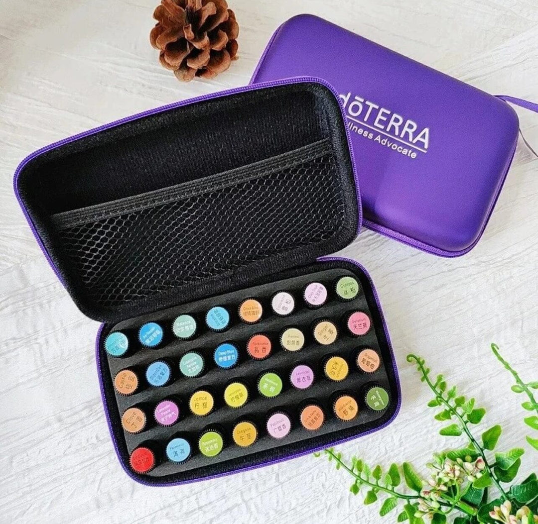 Essential Oil Storage Case for DoTERRA 32 Slots 1-3ML Essential Oil Bottle Storage Bag Travel Perfume Your Oil Tools 