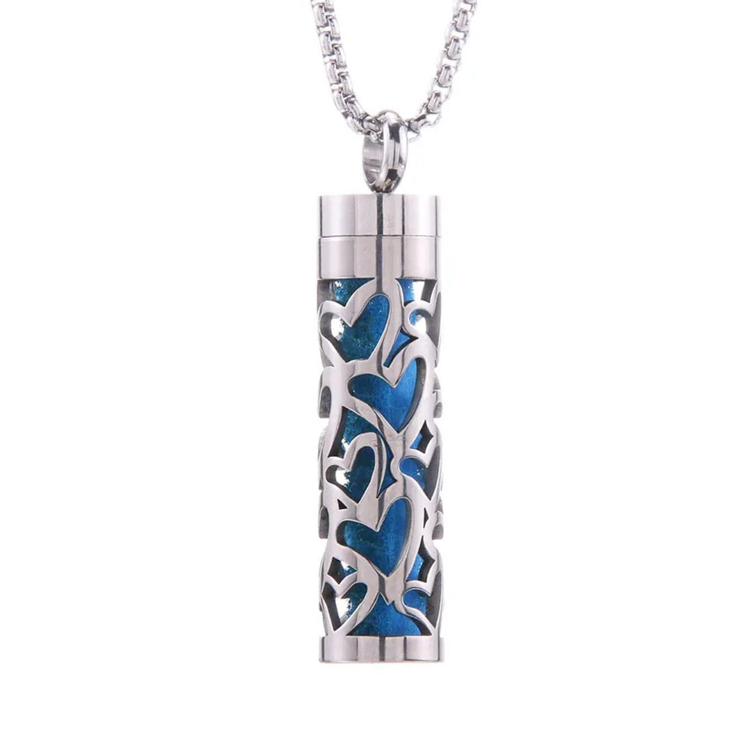 Stainless Aroma Pendant Necklace (Flowers) (Coming Soon) Aroma Jewelry Your Oil Tools 