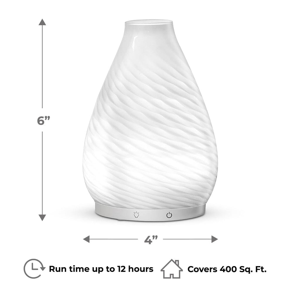 Kanalu Hand Blown Glass Vase Diffuser Your Oil Tools 