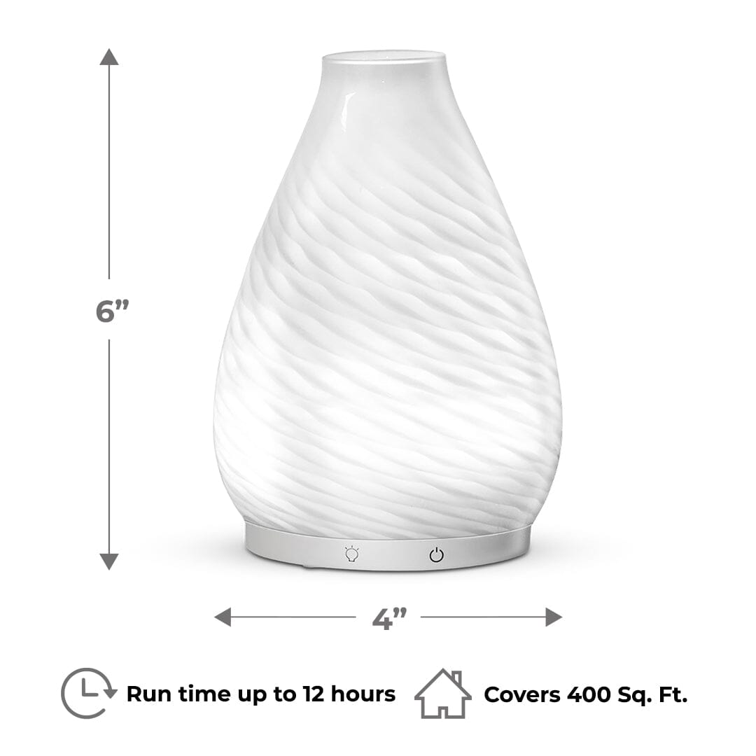 Kanalu Hand Blown Glass Vase Diffuser Your Oil Tools 