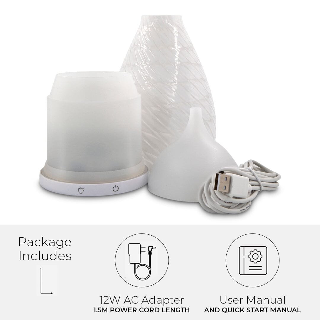 Kanalu Hand Blown Glass Vase Diffuser Your Oil Tools 