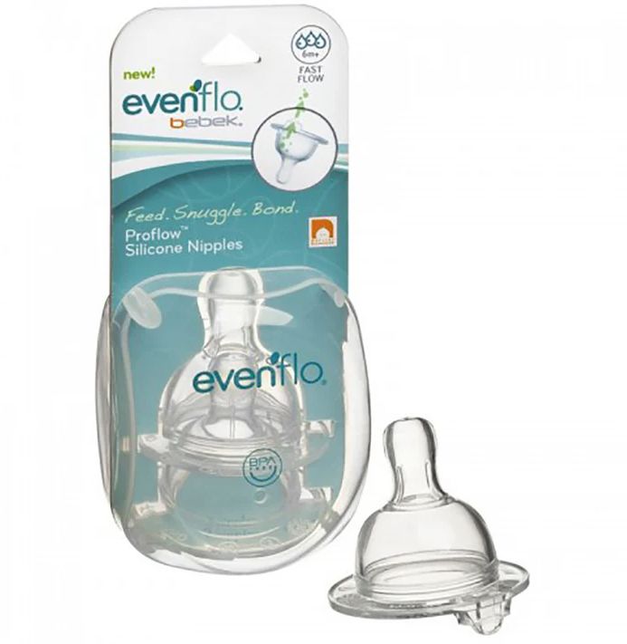 evenflo nipple medium flow Evenflo Bebek ProFlow Wide-Base Silicone Nipples – Medium Flow – Your Oil Tools