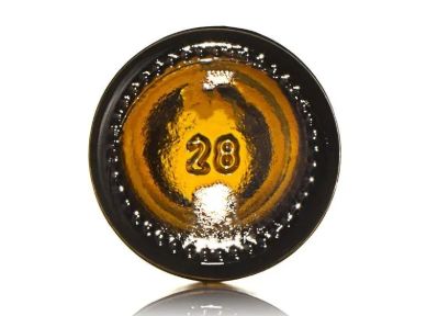 1oz Amber Glass Bottle w/ White Nasal Atomizer at Your Oil Tools